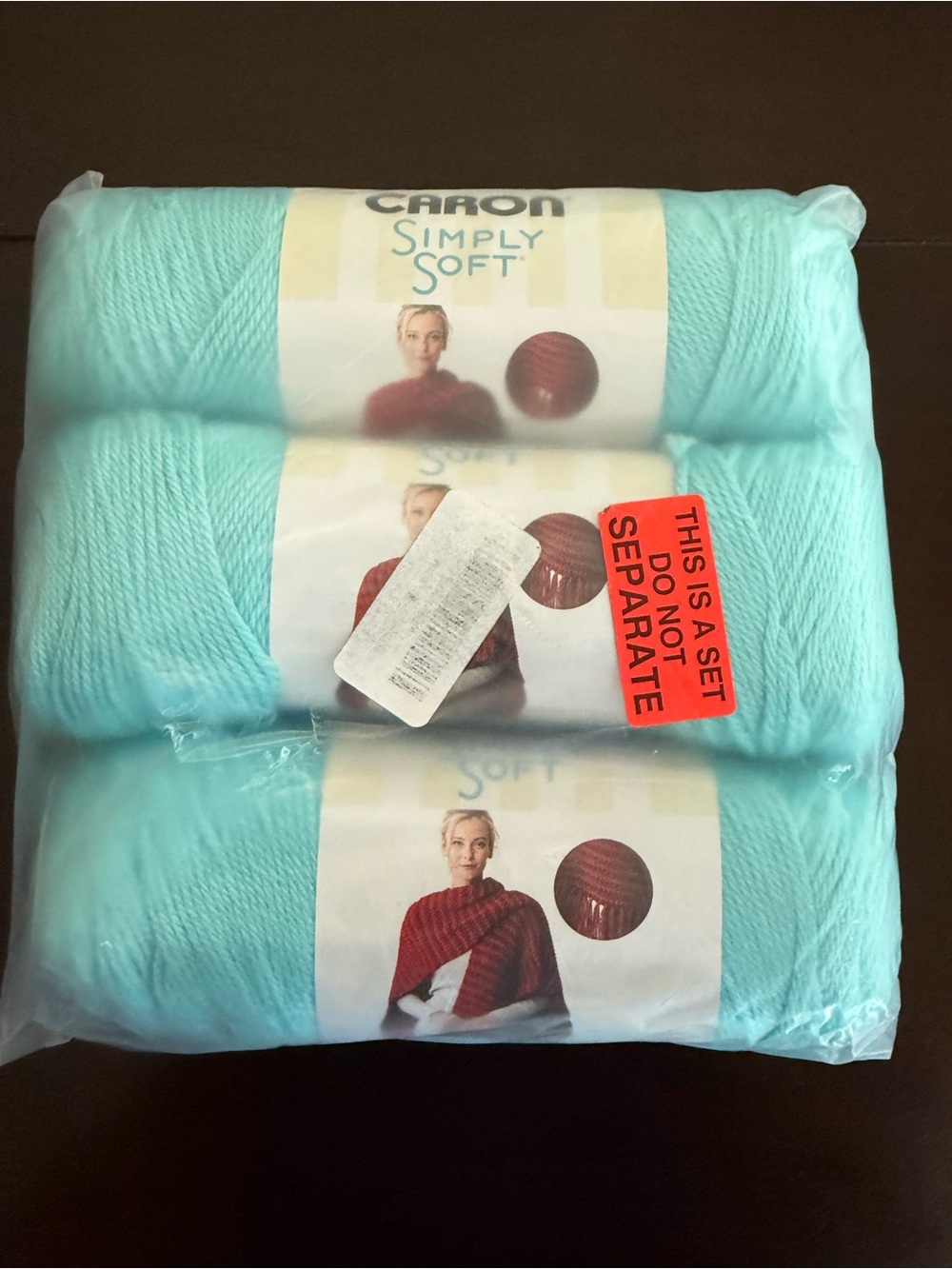 Caron Simply Soft Yarn Bundle - Mint Blue (Robins Egg)
